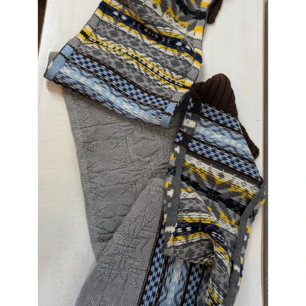 Drake's Merino Wool Knitted Scarf